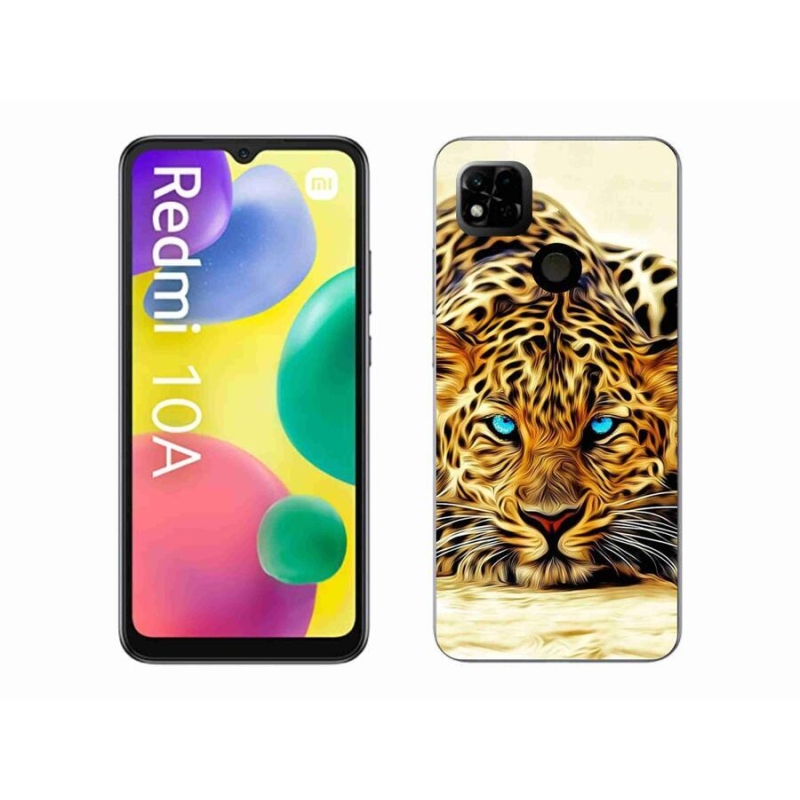Gelový kryt mmCase na mobil Xiaomi Redmi 10A - kreslený tygr