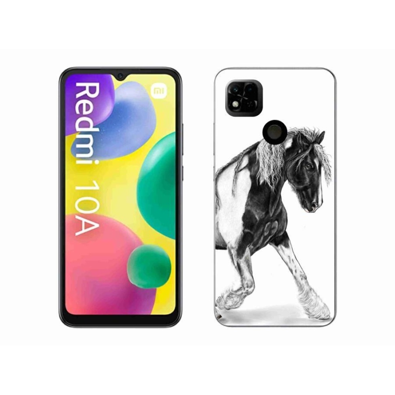Gelový kryt mmCase na mobil Xiaomi Redmi 10A - kůň