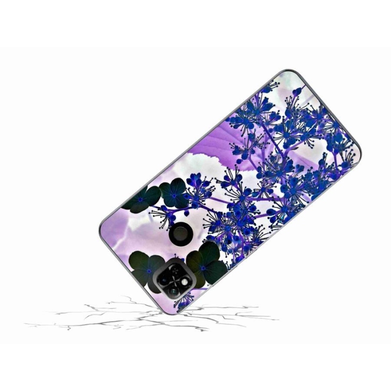 Gelový kryt mmCase na mobil Xiaomi Redmi 10A - květ hortenzie