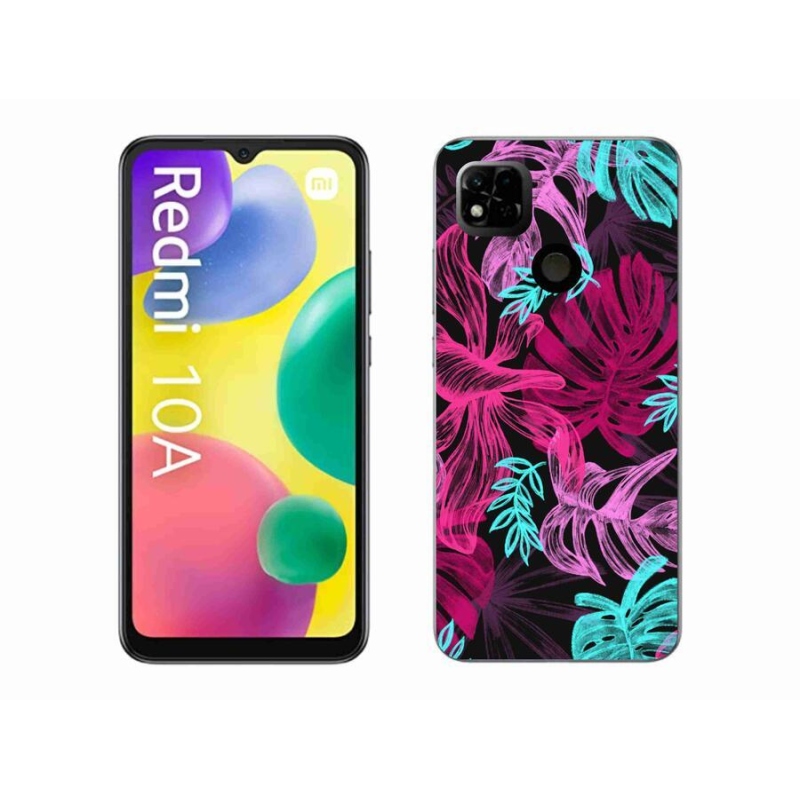 Gelový kryt mmCase na mobil Xiaomi Redmi 10A - květiny 1