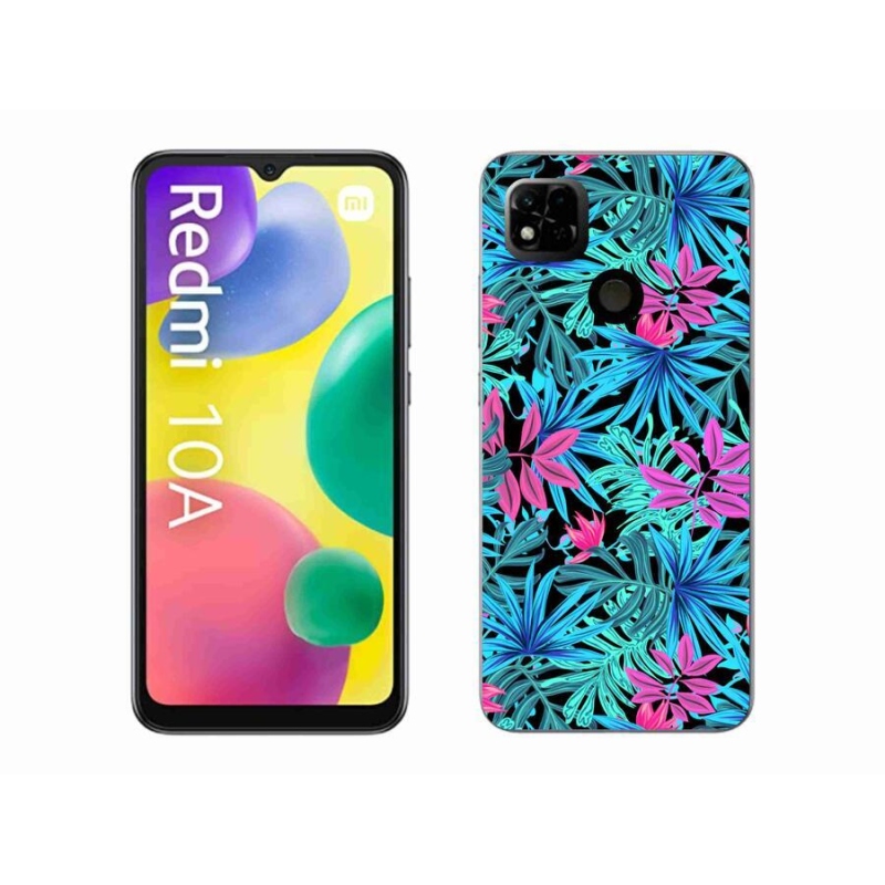 Gelový kryt mmCase na mobil Xiaomi Redmi 10A - květiny 3