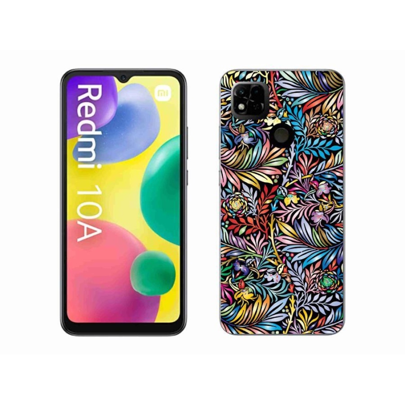 Gelový kryt mmCase na mobil Xiaomi Redmi 10A - květiny 5