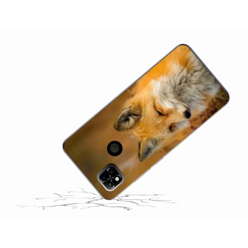 Gelový kryt mmCase na mobil Xiaomi Redmi 10A - liška