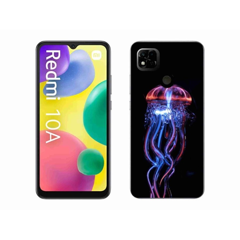 Gelový kryt mmCase na mobil Xiaomi Redmi 10A - medúza
