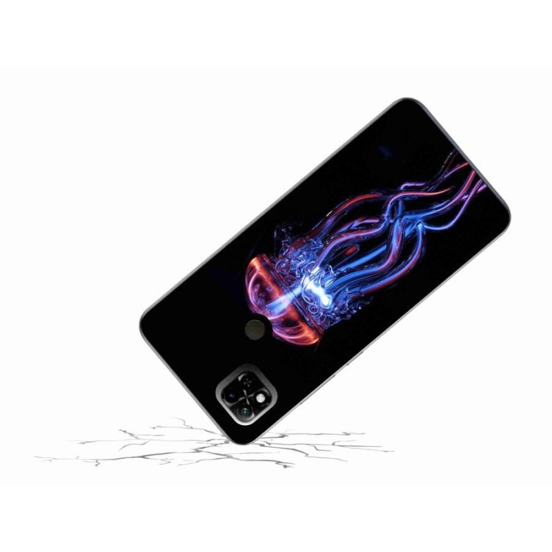 Gelový kryt mmCase na mobil Xiaomi Redmi 10A - medúza