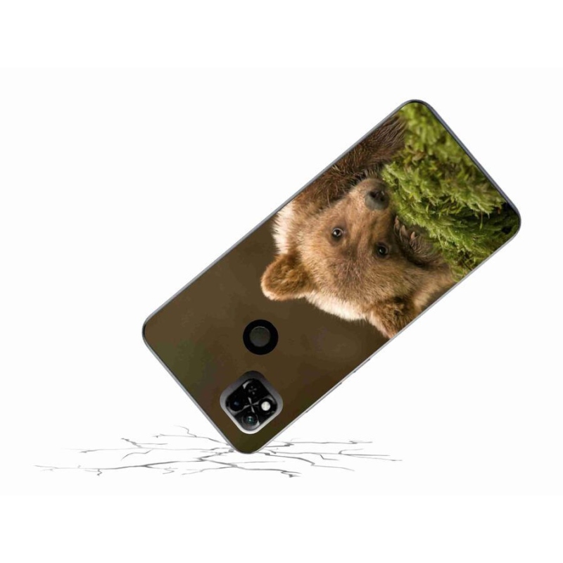 Gelový kryt mmCase na mobil Xiaomi Redmi 10A - medvěd