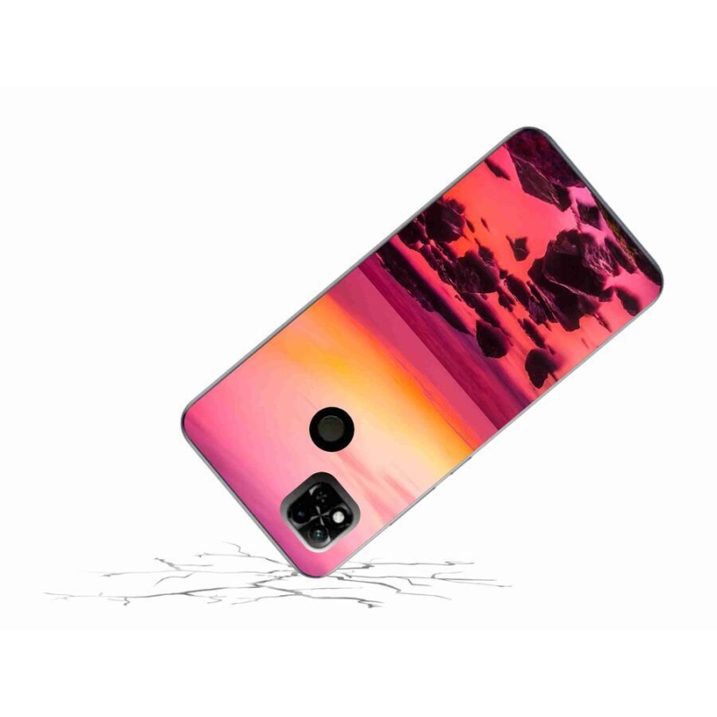Gelový kryt mmCase na mobil Xiaomi Redmi 10A - moře a záře