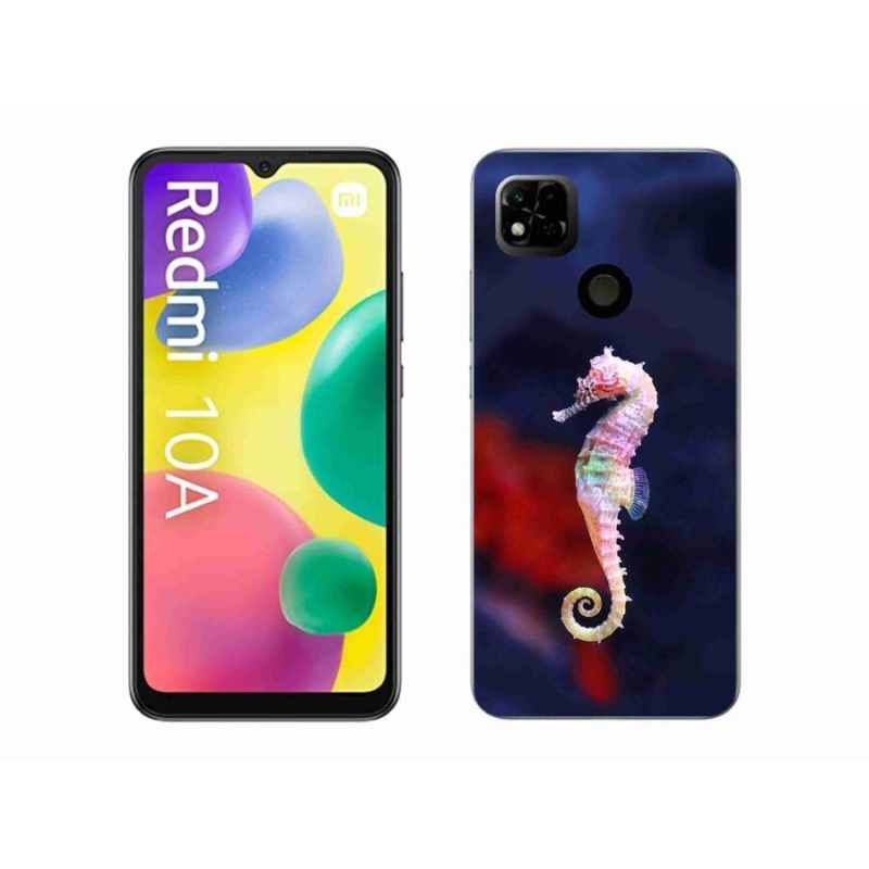 Gelový kryt mmCase na mobil Xiaomi Redmi 10A - mořský koník