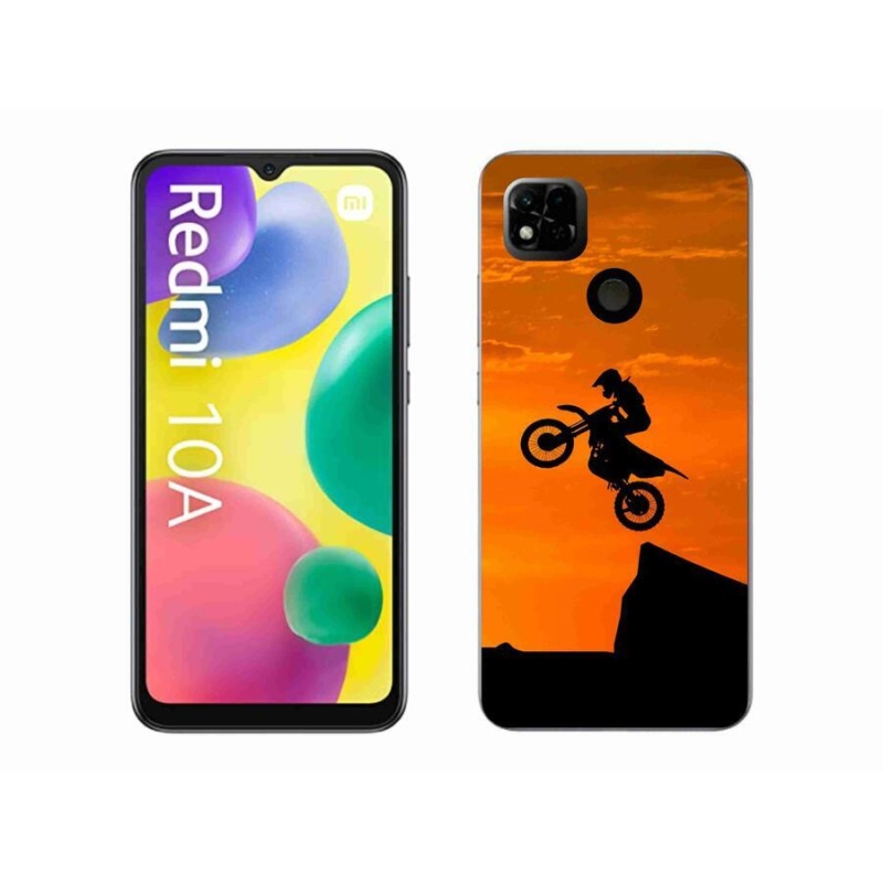 Gelový kryt mmCase na mobil Xiaomi Redmi 10A - motocross