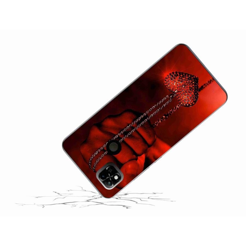 Gelový kryt mmCase na mobil Xiaomi Redmi 10A - náhrdelník