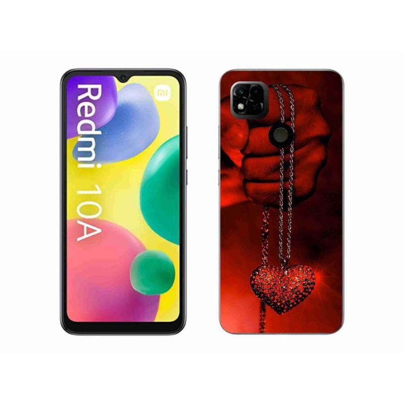 Gelový kryt mmCase na mobil Xiaomi Redmi 10A - náhrdelník
