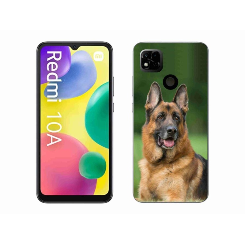 Gelový kryt mmCase na mobil Xiaomi Redmi 10A - německý ovčák