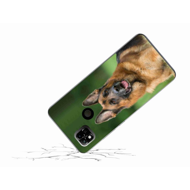 Gelový kryt mmCase na mobil Xiaomi Redmi 10A - německý ovčák