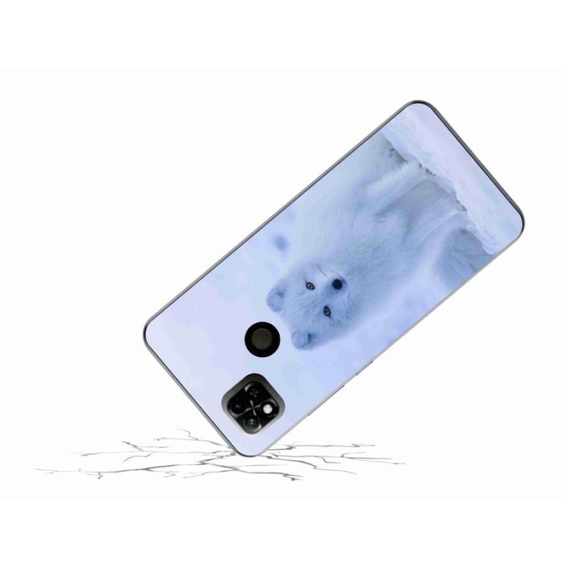 Gelový kryt mmCase na mobil Xiaomi Redmi 10A - polární liška