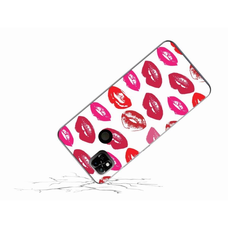Gelový kryt mmCase na mobil Xiaomi Redmi 10A - rty
