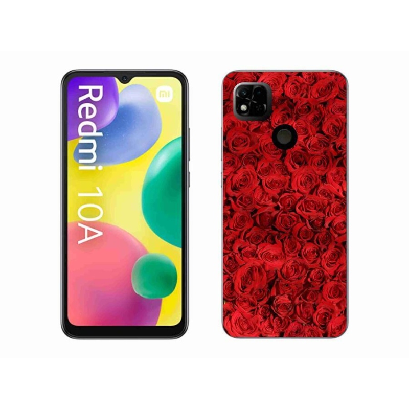 Gelový kryt mmCase na mobil Xiaomi Redmi 10A - růže