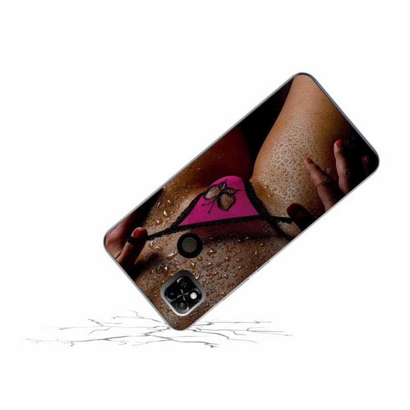 Gelový kryt mmCase na mobil Xiaomi Redmi 10A - sexy žena