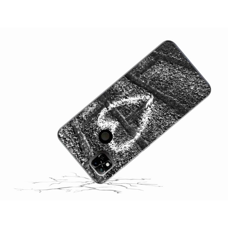 Gelový kryt mmCase na mobil Xiaomi Redmi 10A - srdce na zdi