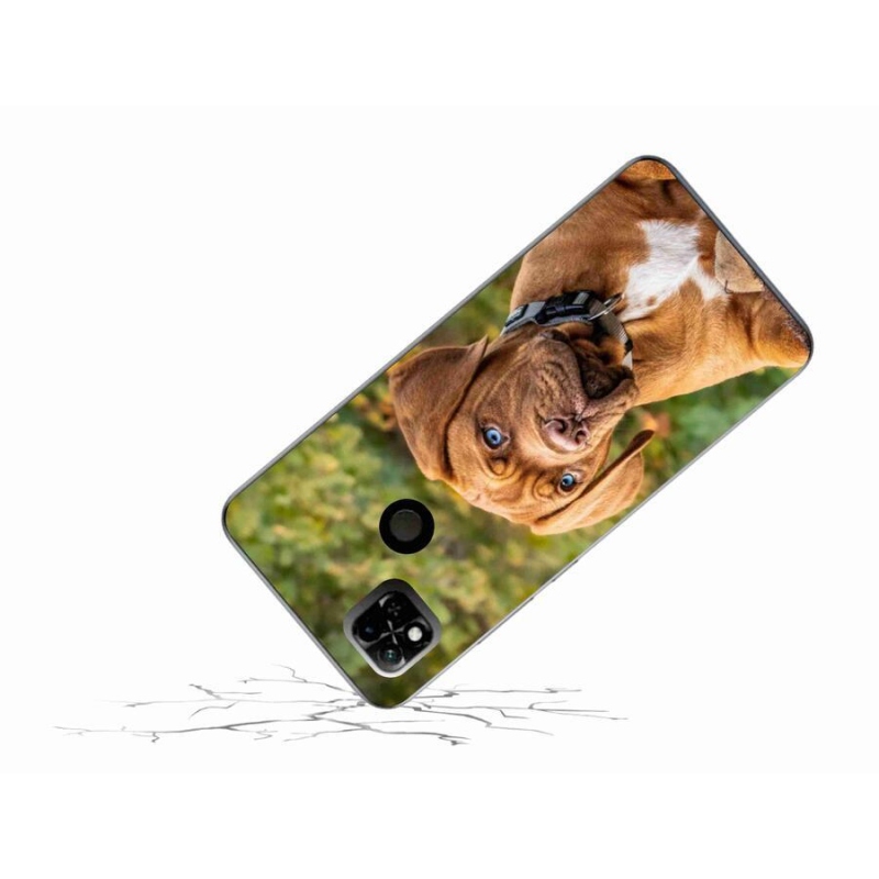 Gelový kryt mmCase na mobil Xiaomi Redmi 10A - štěně
