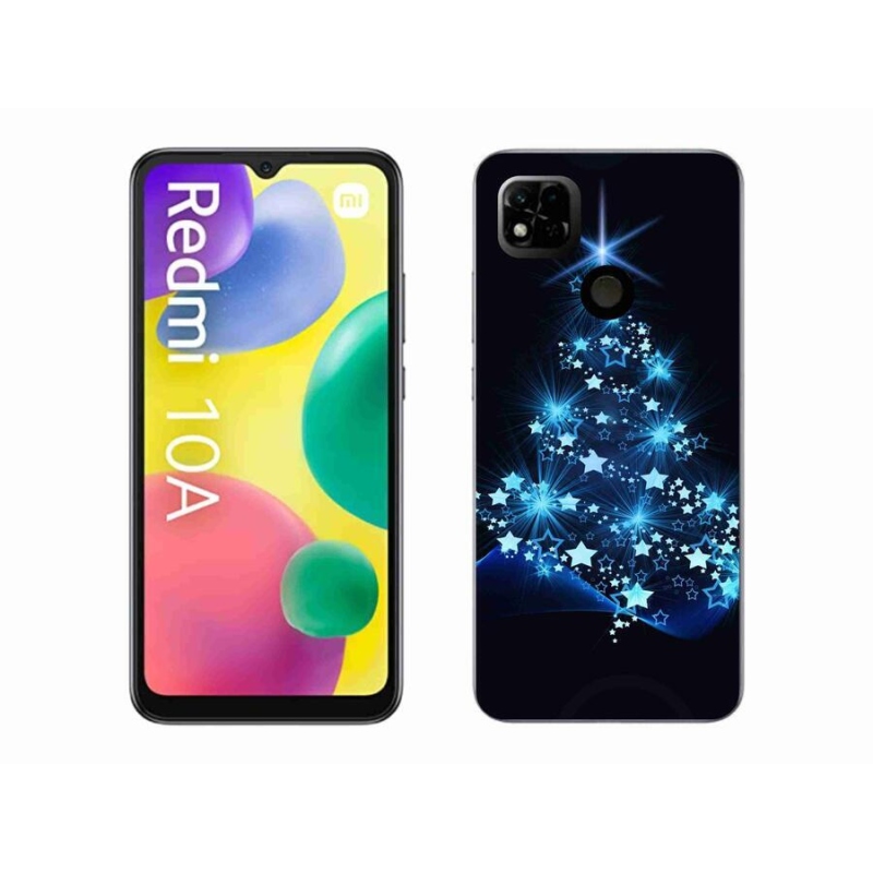 Gelový kryt mmCase na mobil Xiaomi Redmi 10A - vánoční stromek