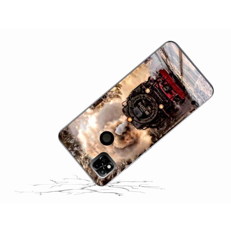 Gelový kryt mmCase na mobil Xiaomi Redmi 10A - vlak