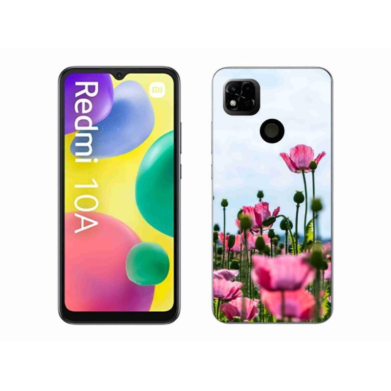 Gelový kryt mmCase na mobil Xiaomi Redmi 10A - vlčí mák