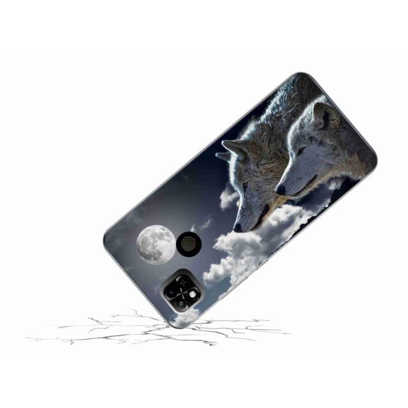 Gelový kryt mmCase na mobil Xiaomi Redmi 10A - vlci