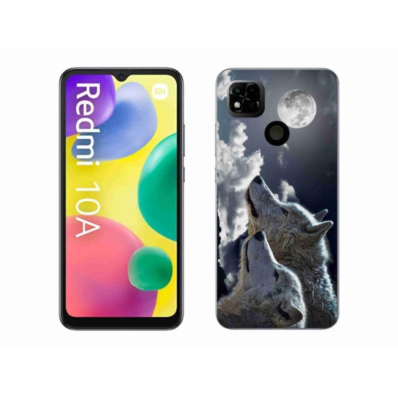 Gelový kryt mmCase na mobil Xiaomi Redmi 10A - vlci