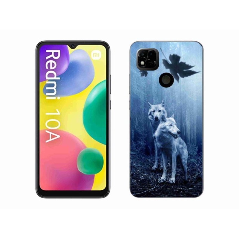 Gelový kryt mmCase na mobil Xiaomi Redmi 10A - vlci v lese