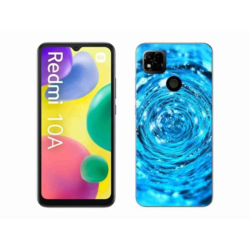 Gelový kryt mmCase na mobil Xiaomi Redmi 10A - vodní vír