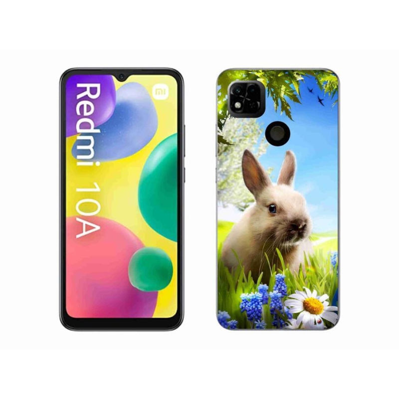 Gelový kryt mmCase na mobil Xiaomi Redmi 10A - zajíček