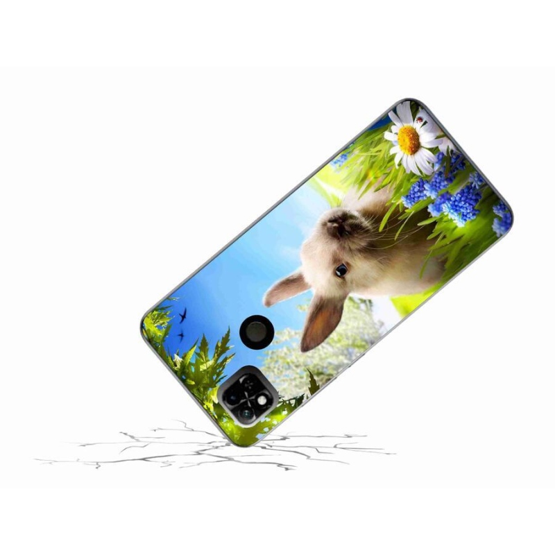 Gelový kryt mmCase na mobil Xiaomi Redmi 10A - zajíček