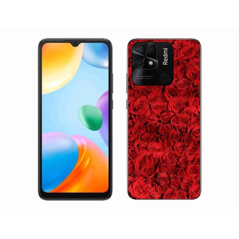 Gelový kryt mmCase na mobil Xiaomi Redmi 10C - růže