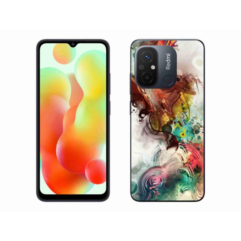 Gelový kryt mmCase na mobil Xiaomi Redmi 12C - abstrakt 1