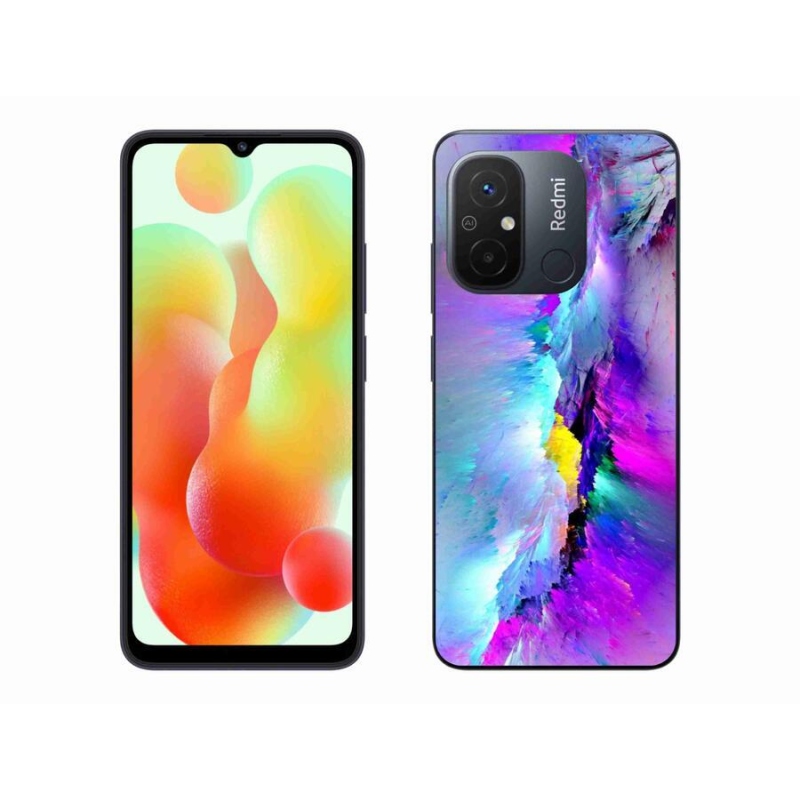 Gelový kryt mmCase na mobil Xiaomi Redmi 12C - abstrakt