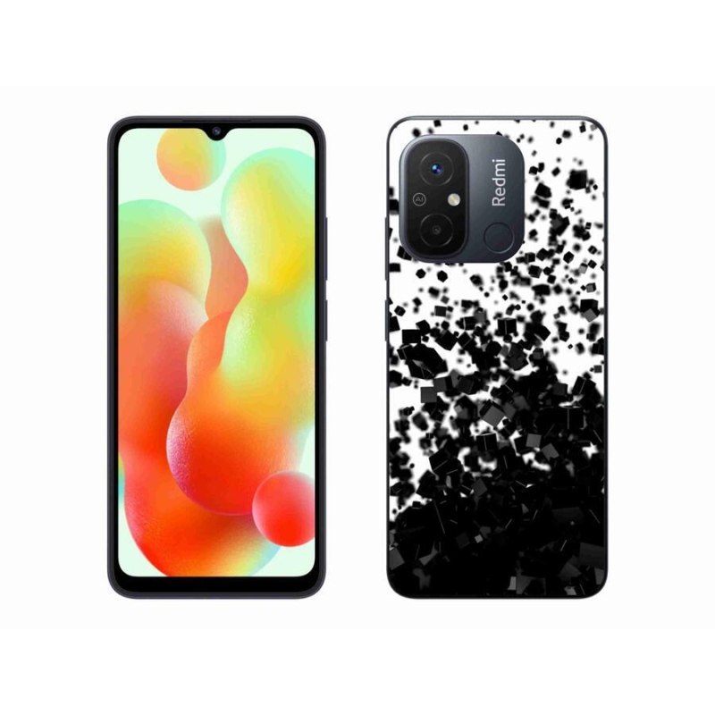 Gelový kryt mmCase na mobil Xiaomi Redmi 12C - abstraktní vzor 1