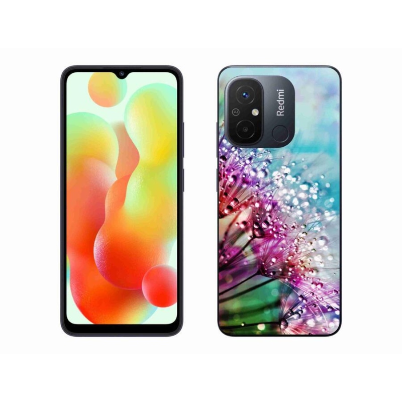 Gelový kryt mmCase na mobil Xiaomi Redmi 12C - barevné květy