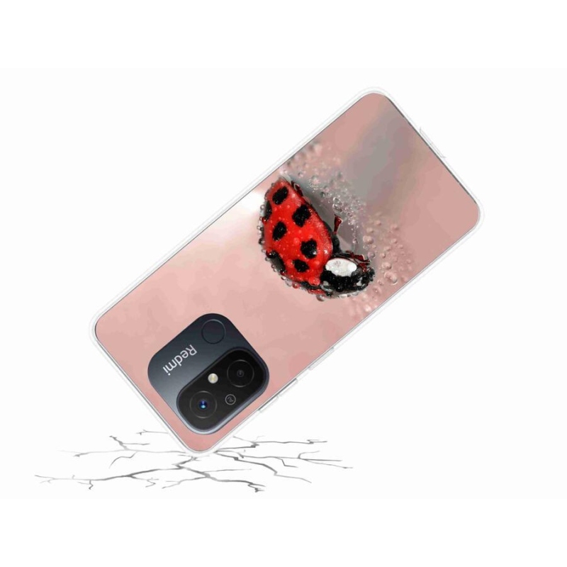 Gelový kryt mmCase na mobil Xiaomi Redmi 12C - beruška