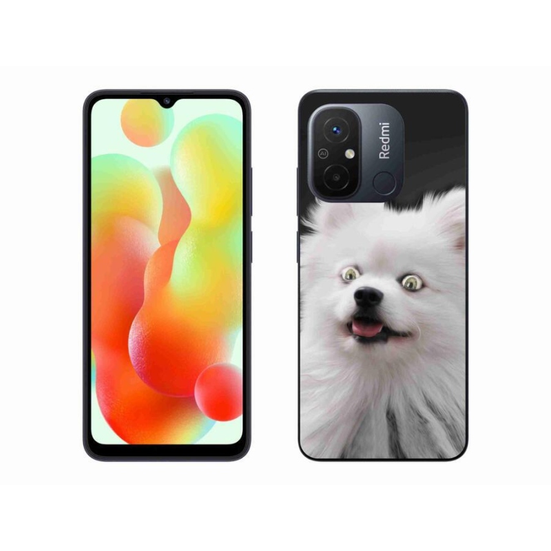 Gelový kryt mmCase na mobil Xiaomi Redmi 12C - bílý špic