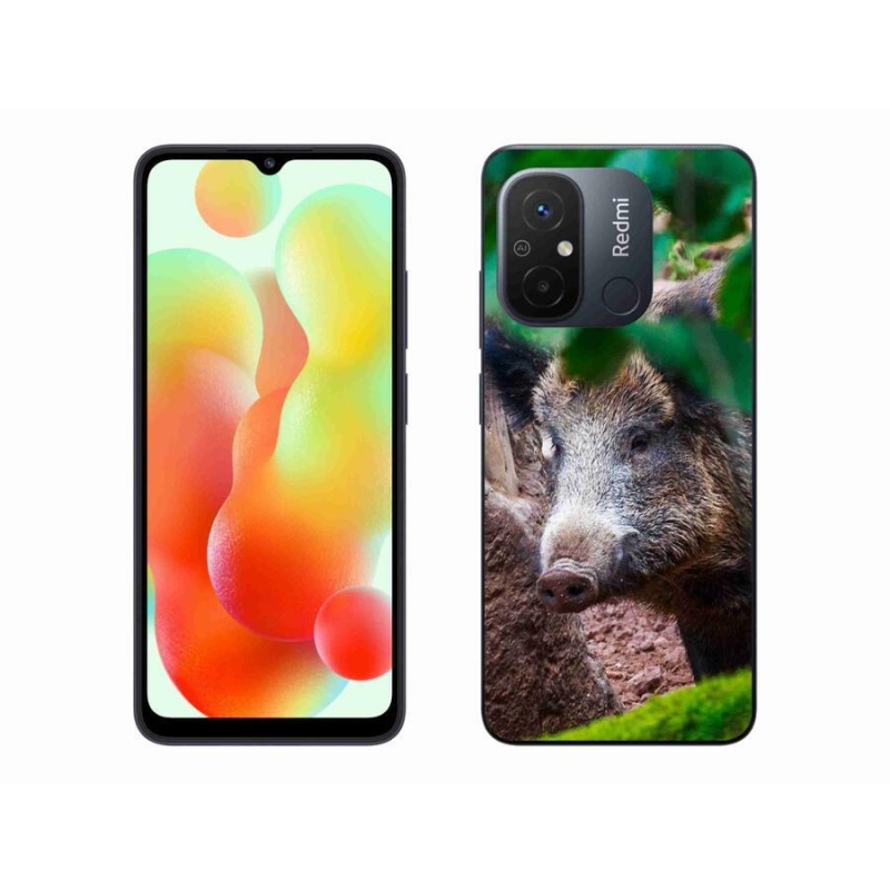 Gelový kryt mmCase na mobil Xiaomi Redmi 12C - divoké prase