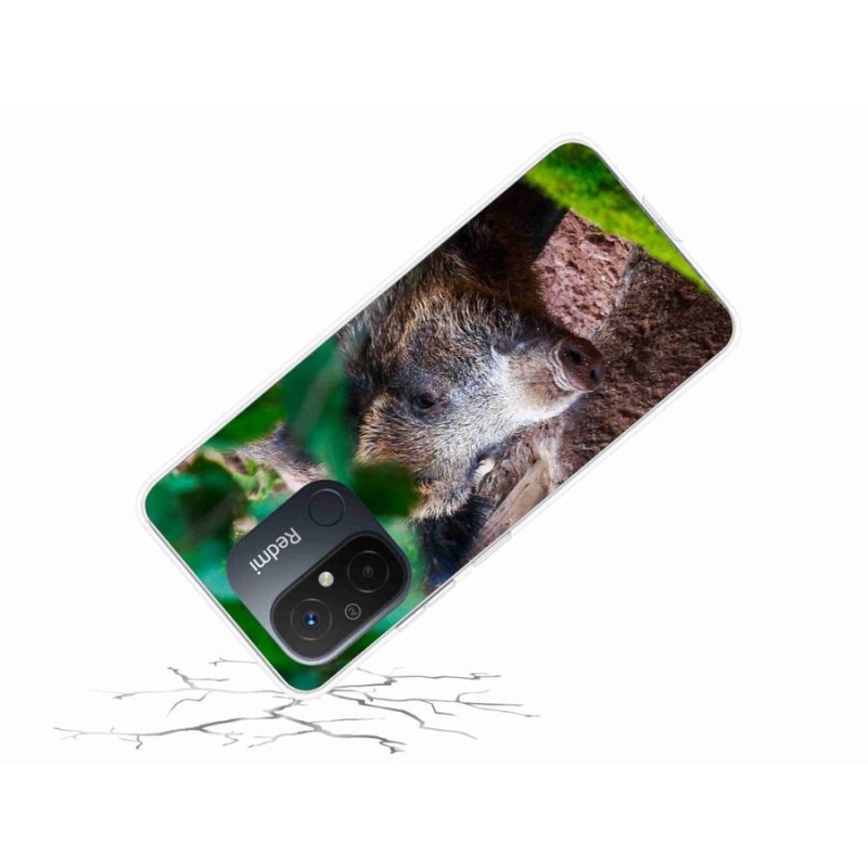 Gelový kryt mmCase na mobil Xiaomi Redmi 12C - divoké prase