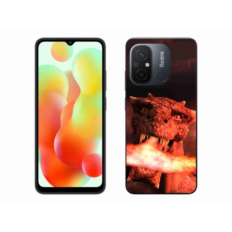 Gelový kryt mmCase na mobil Xiaomi Redmi 12C - drak
