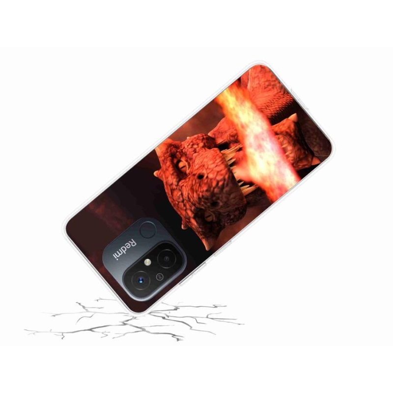Gelový kryt mmCase na mobil Xiaomi Redmi 12C - drak