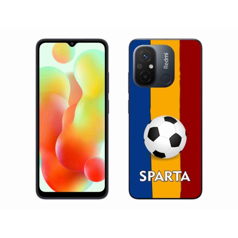 Gelový kryt mmCase na mobil Xiaomi Redmi 12C - fotbal 1
