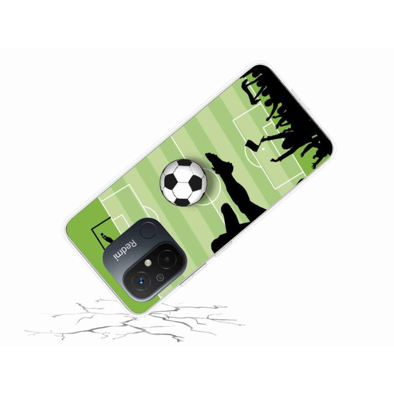 Gelový kryt mmCase na mobil Xiaomi Redmi 12C - fotbal 3