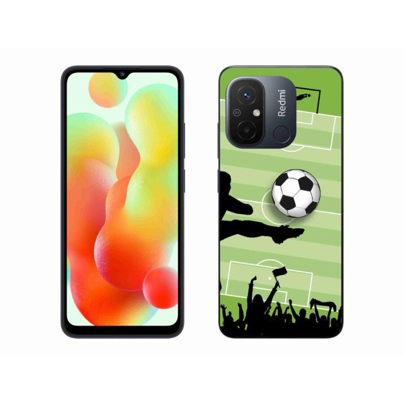 Gelový kryt mmCase na mobil Xiaomi Redmi 12C - fotbal 3