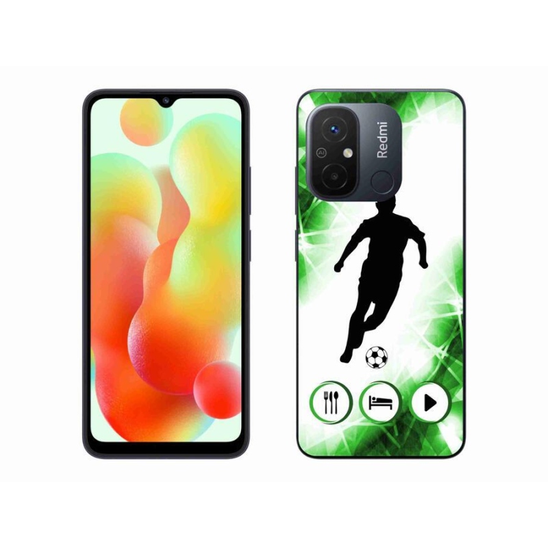 Gelový kryt mmCase na mobil Xiaomi Redmi 12C - fotbalista