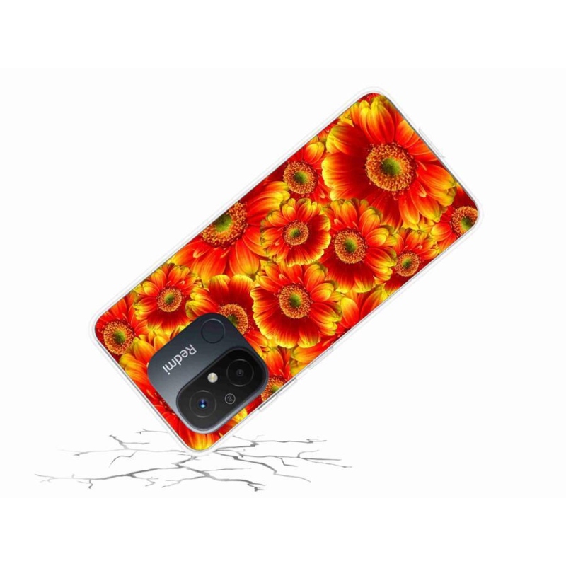 Gelový kryt mmCase na mobil Xiaomi Redmi 12C - gerbera 1