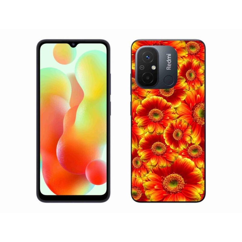 Gelový kryt mmCase na mobil Xiaomi Redmi 12C - gerbera 1