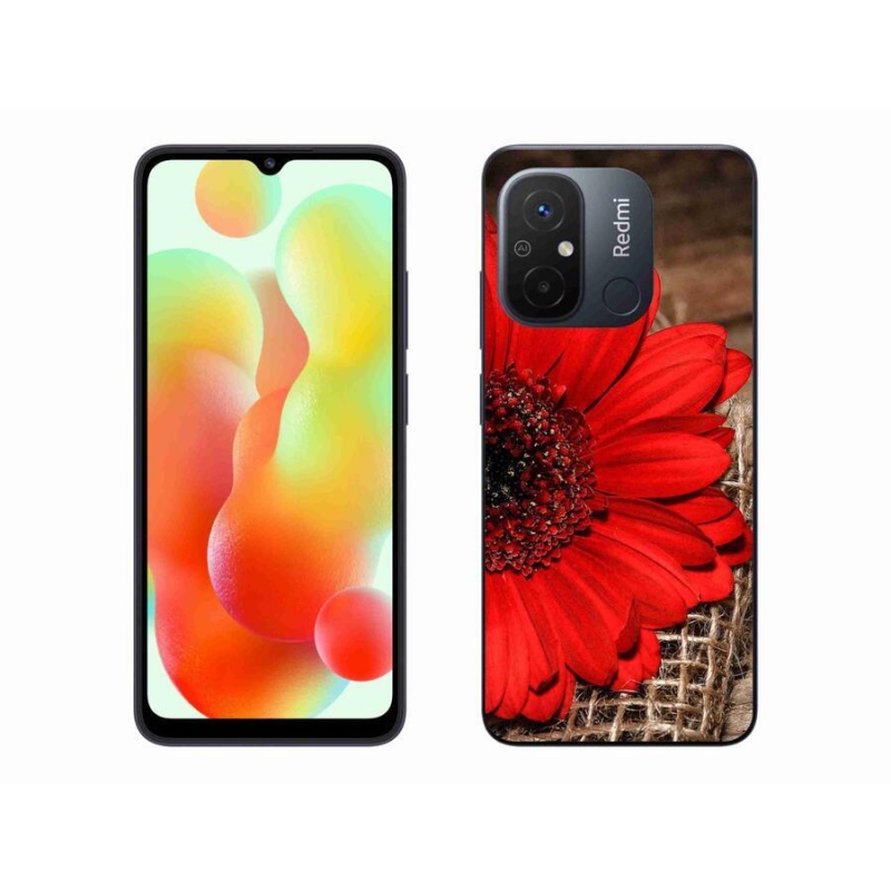 Gelový kryt mmCase na mobil Xiaomi Redmi 12C - gerbera
